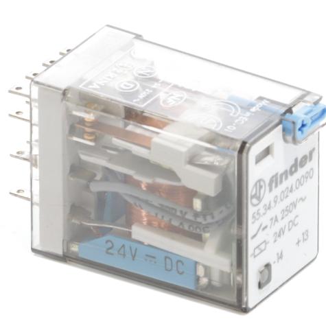 1 packaging unit (10 pieces) Plug-in relay  New